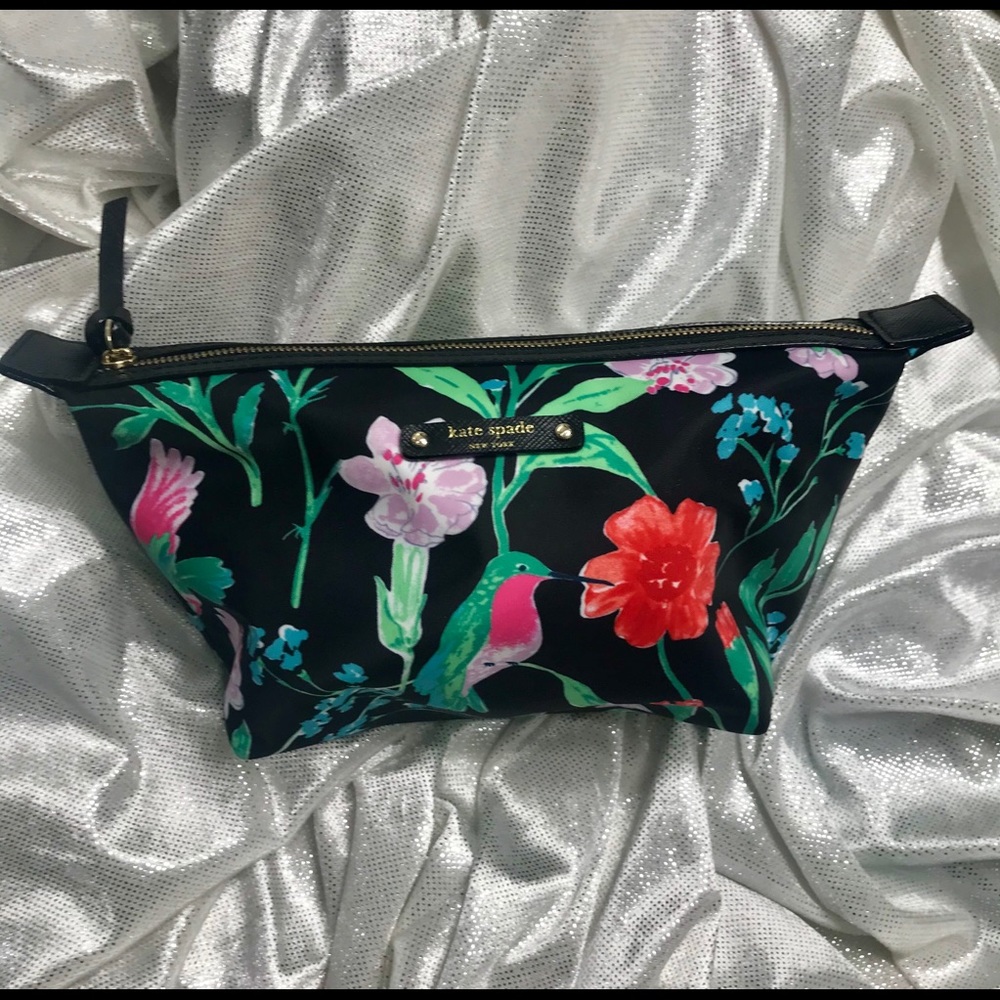 KATE SPADE Cosmetic Makeup Travel Clutch Case Bag